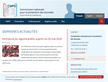 Tablet Screenshot of cnpd.public.lu