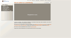 Desktop Screenshot of culture.luxembourg.public.lu
