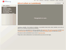 Tablet Screenshot of culture.luxembourg.public.lu