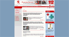 Desktop Screenshot of 112.public.lu