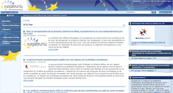 Desktop Screenshot of europaforum.public.lu