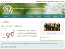Tablet Screenshot of csdd.public.lu